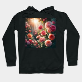 Pink Rose Hoodie